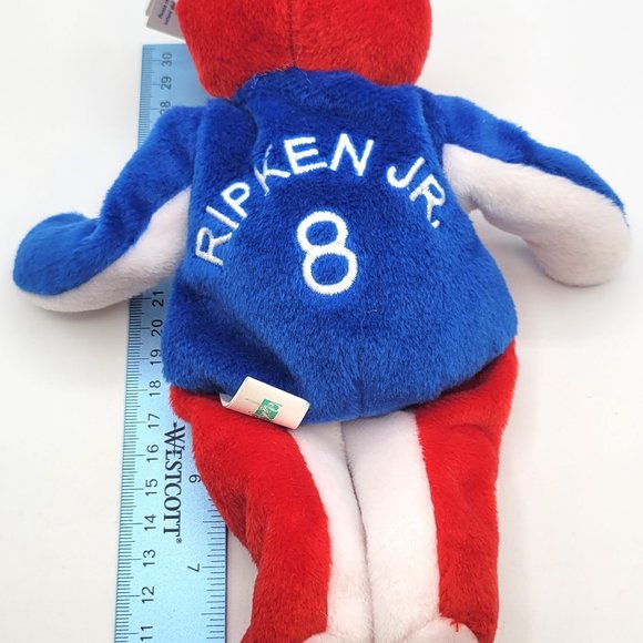 Salvino's Bammers Cal Ripken Jr #8 1999 4th of July Baltimore Orioles Plush Bean - Picture 3 of 10